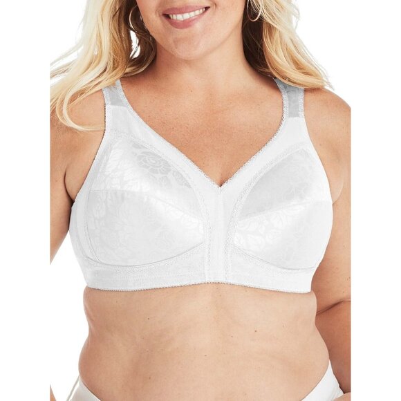 Playtex Wireless Bra Size 44G 18-Hour Ultimate Shoulder Comfort Strap  #4693 EUC - Picture 1 of 7